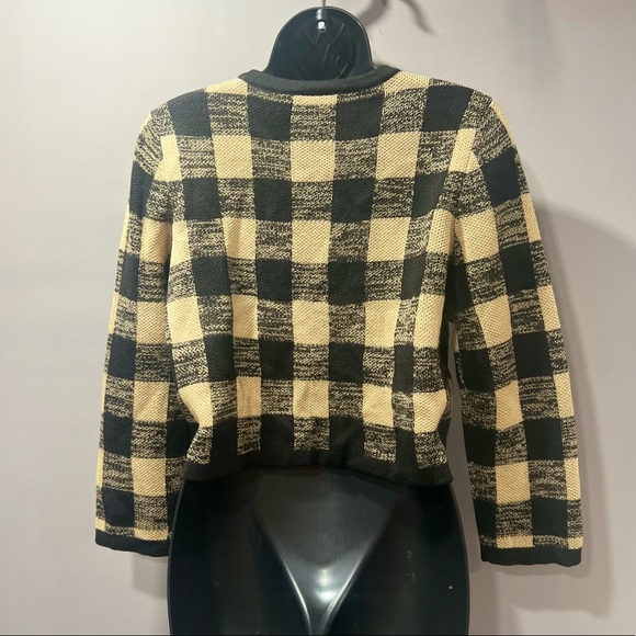 šāĖāæĖ° Calvin Klein Checkered Shrug Cardigan šāĖāæĖ° - Picture 3 of 8